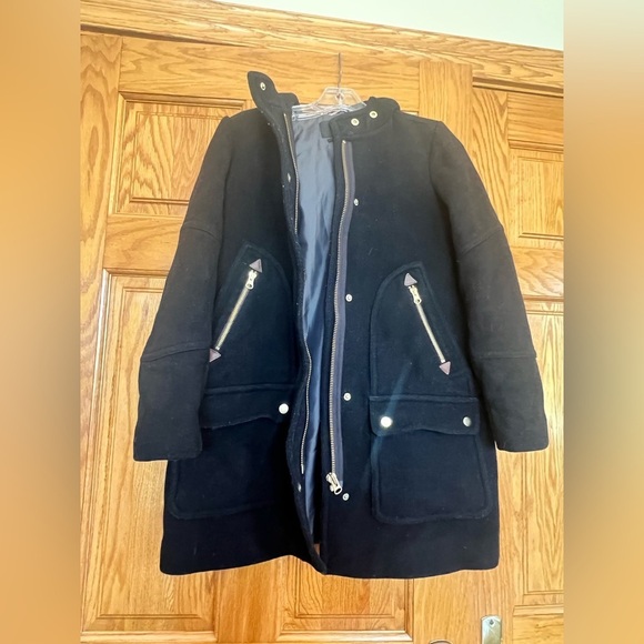 J. Crew - Italian Wool & Chateau Parka w/ Faux Fur - Picture 8 of 11